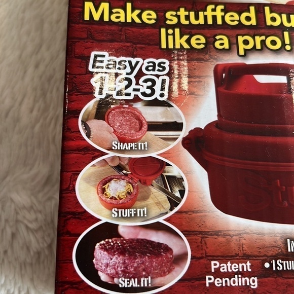 Stufz Stuffed Burger Press Hamburger Patty Maker - Picture 2 of 8